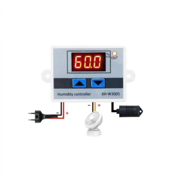 XH-W3005 220V AC Dijital Nem Kontrol Cihazı