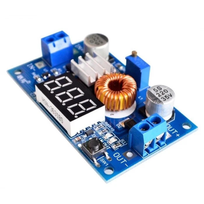 XL4015 5A 75W DC DC Göstergeli Voltaj Regülatörü