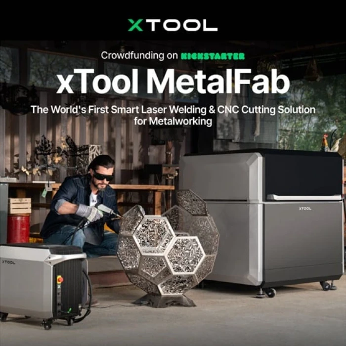 xTool METALFAB LAZER KAYNAK VE CNC KESİM MAKİNASI 1200W