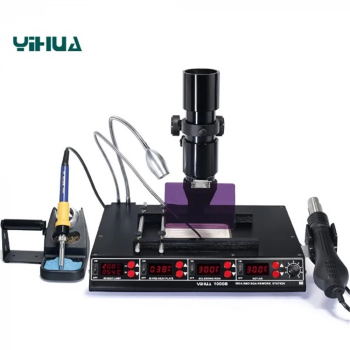 Yihua 1000B Infrared Sıcak Hava Rework Bga Onarım İstasyonu