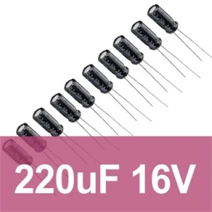 220uF 16V Elektrolitik Kondansatör