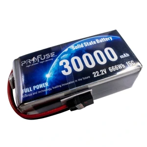 22,2V 6S 30000mAh 15C Solid State Lipo Batarya