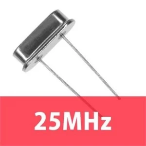 25MHz Kristal Osilatör (HC-49S)