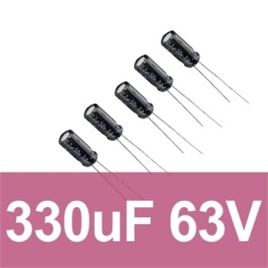330uF 63V Elektrolitik Kondansatör