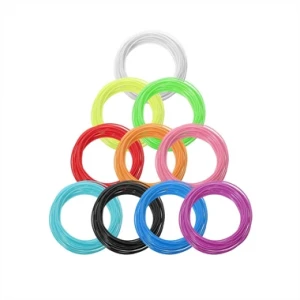 3D Kalem Pla Filament 3D Yazıcı Uyumlu 5 Renk 10 Metre