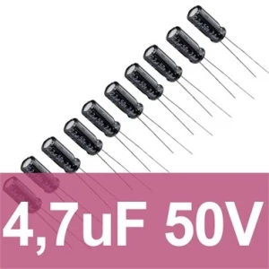 4.7uF 50V Elektrolitik Kondansatör