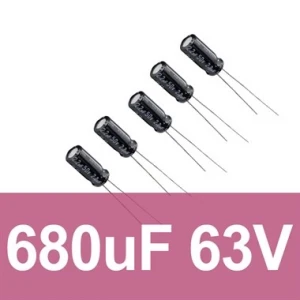 680uF 63V Elektrolitik Kondansatör