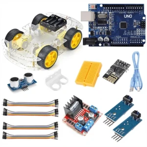 Arduino Süper Combo 4WD Araç Seti Wifi