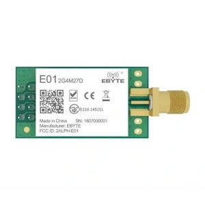 EBYTE E01-2G4M27D NRF24L01P 2.4 - 2.525 GHZ 5Km Menzilli Lora Modülü