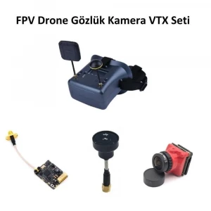 Fpv Drone Gözlük Kamera Vtx Seti