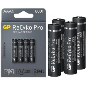 Gp ReCyko Pro GP85AAAHCB-2EB4 800 mAh Şarjlı AAA İnce Kalem Pil 4lü Paket