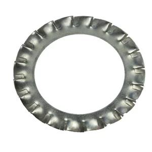 M4 Tırtıllı Pul DIN6798 Demir Beyaz