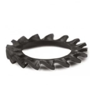 M4 Tırtıllı Pul DIN6798 Demir Siyah