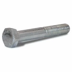 M6x45mm Civata Beyaz Altıköşe Yarım Diş