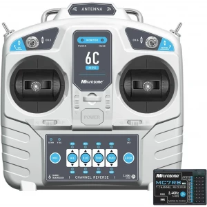 Microzone MC6C 2.4GHZ 6 Kanal Alıcı-Verici Drone Kumandası