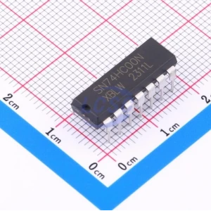 SN74HC00N DIP14 Quad 2-Girişli NAND Kapısı Lojik Entegre