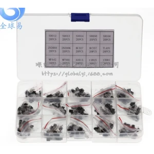 TO-92 Kılıf Transistör Seti 15 Çeşit 300 Adet Kutu
