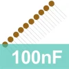 100nF Seramik Kondansatör - Mercimek Kapasitör