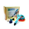 3D Kalem - 3D Pen Baskı Kalemi Yazıcı Printer + 3 Renk Filament + Adaptör Hediye