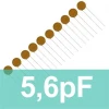 5.6pF Seramik Kondansatör - Mercimek Kapasitör