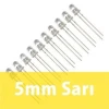 5mm Şeffaf Sarı Diyot LED