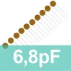 6.8pF Seramik Kondansatör - Mercimek Kapasitör