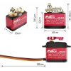 Feetech FT5320M 20kg Servo Motor Metal Dişli Yüksek Gerilim Torklu