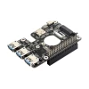 Raspberry Pi 5 için PCIe - M.2 4G/5G ve USB 3.2 HAT - Raspberry Pi 5 Uyumlu