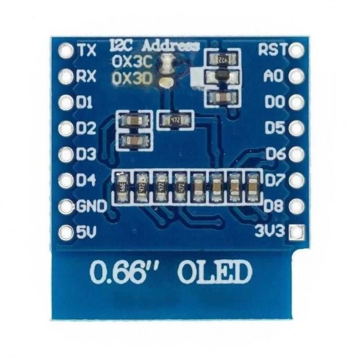 0.66 64x47 Oled Grafik Lcd Ekran - Beyaz