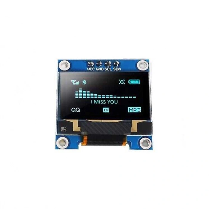 0.96 128x64 Oled Grafik Lcd Ekran - Mavi