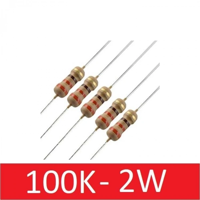 100K 2W DİRENÇ (10 Adet)
