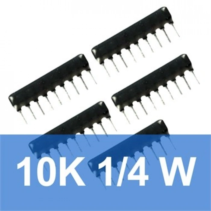 10K Sıra Direnç 8+1 (5 Adet)