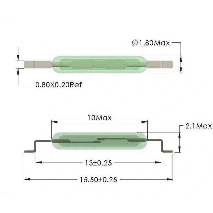 10mm Smd Reed Röle - Reed Contact