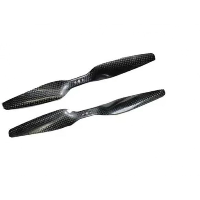 1255 Karbon Fiber Pervane Seti 1CW+1CCW Siyah