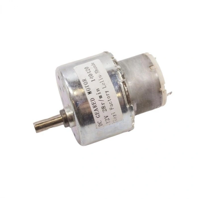 12V 28Rpm 47mm Redüktörlü Dc Motor