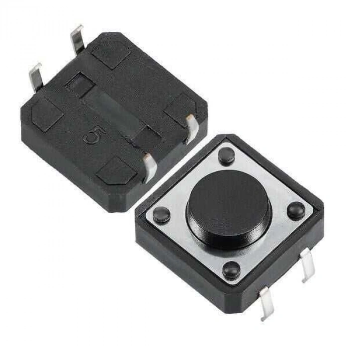 12x12x5mm 4 Pinli Push Buton - Tact Switch