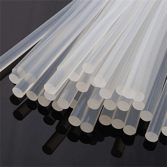 12x300mm Şeffaf Mum Silikon Çubuk (Kalın) - 1 Adet