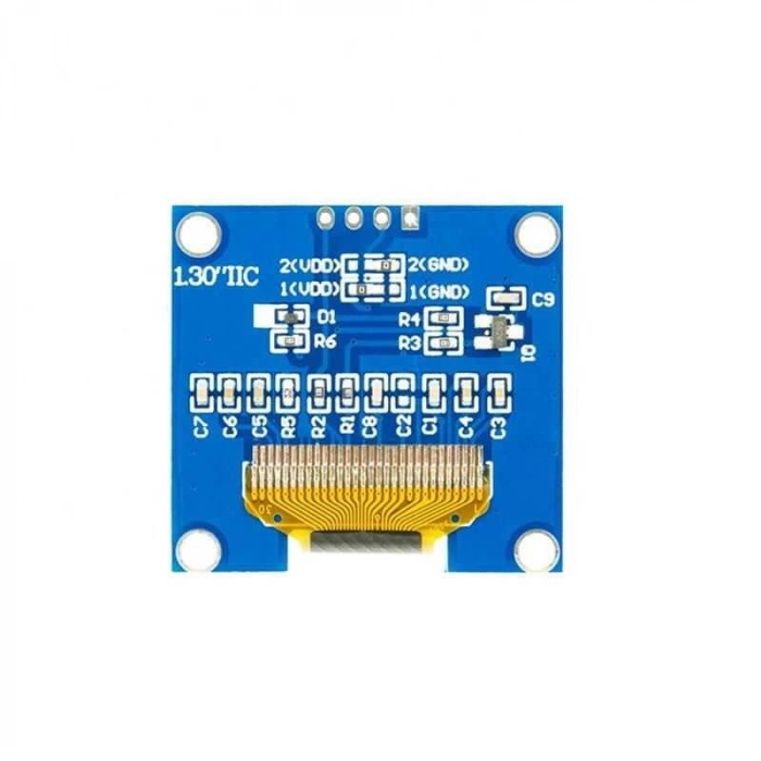 1.3 128X64 OLED Ekran Beyaz GME12864-80