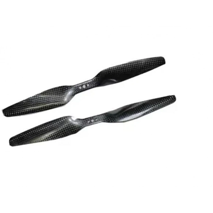 1555 Karbon Fiber Drone Pervane Seti CW CCW Siyah