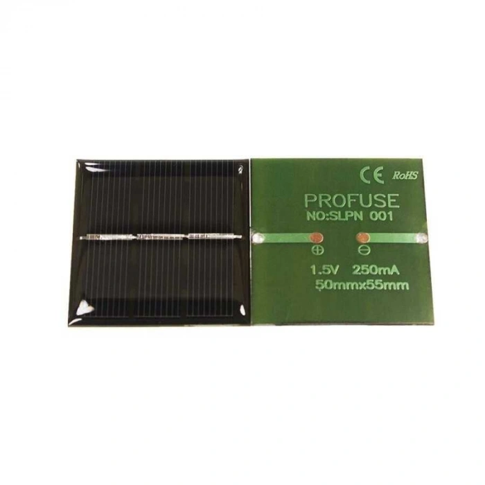 1.5V 250mA Solar Panel - Güneş Pili 50x55mm