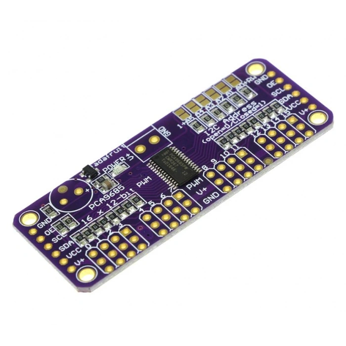 16 Kanal I2C PWM/Servo Sürücü Kartı PCA9685