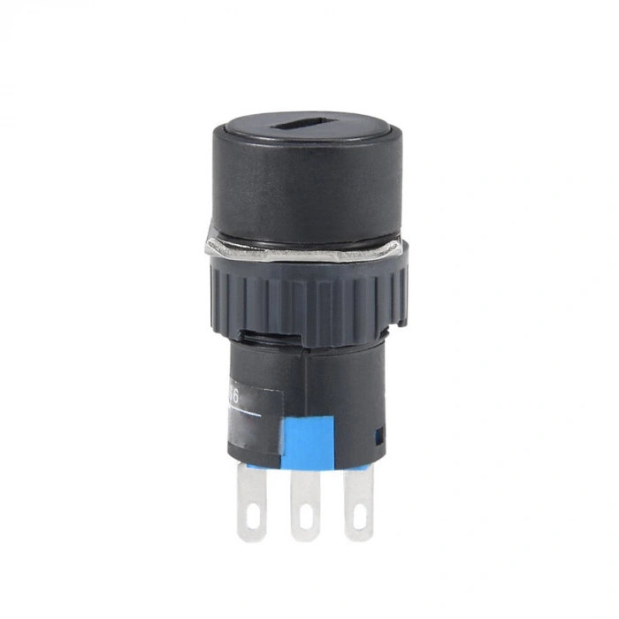 16mm Anahtarlı Mandal Buton 0-1