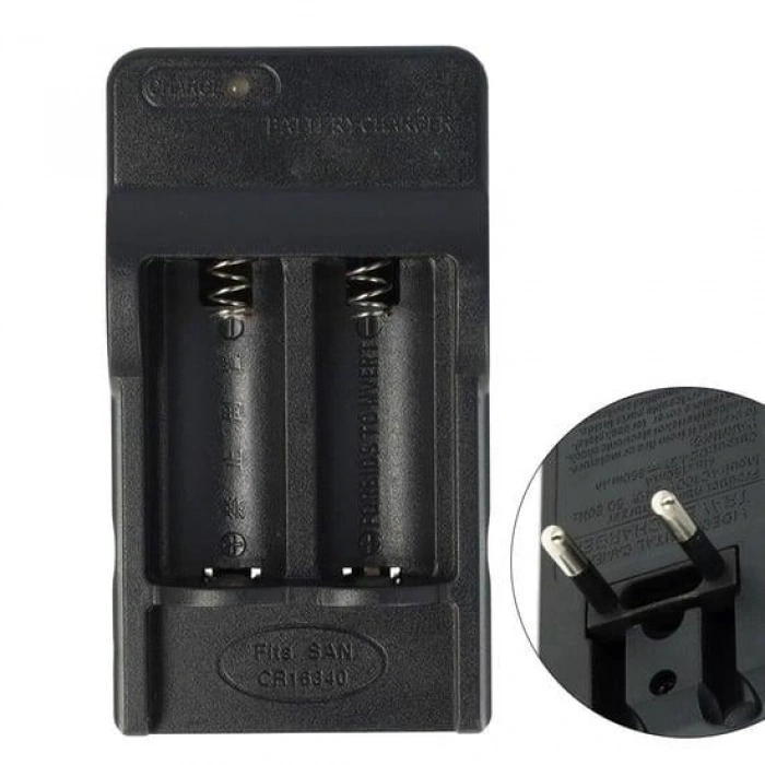 18650 Pil Şarj Aleti 2li  4.2 Volt 650 mAh