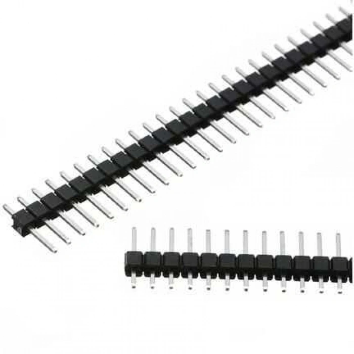 1x40 Erkek Header 40 Pin 2.54mm 180 Derece