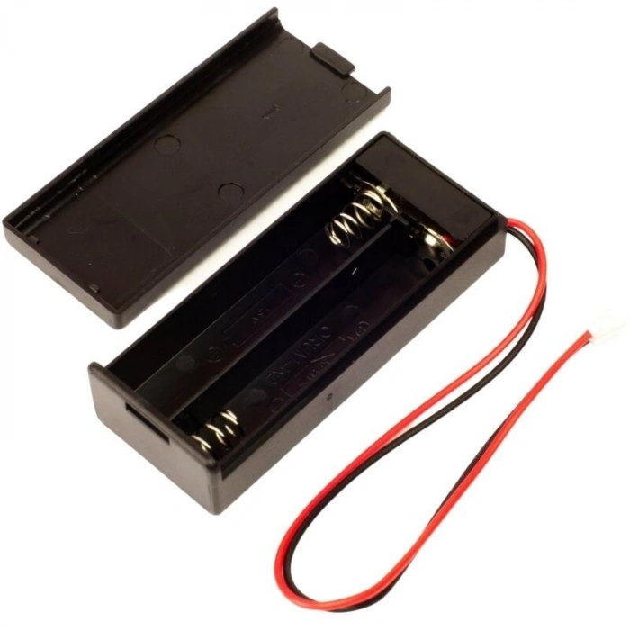 2li AAA Pil Yuvası - JSH PH-2.0 Anahtarlı ve Kapaklı