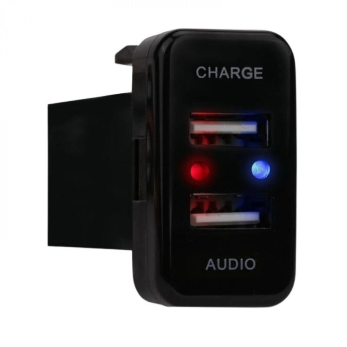 2li USB Şarj Soket Paneli - Şarj + Ses