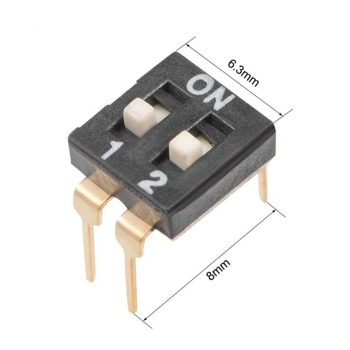 2-Pin Entegre Tip Dip Switch