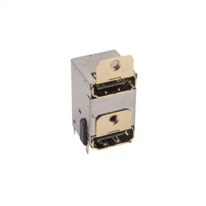 2 Port Dişi HDMI Konnektör PCB Tipi