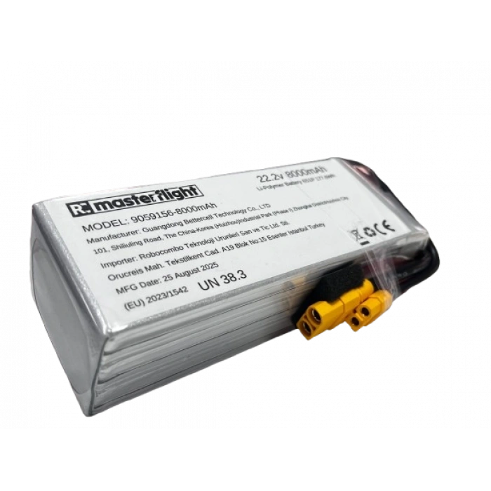 22.2V Li-po Pil - 8000mah 100C 6s Lityum Polymer Batarya