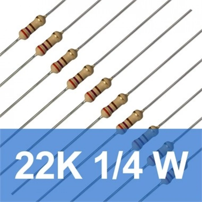 22K 1/4W Direnç (10 Adet)